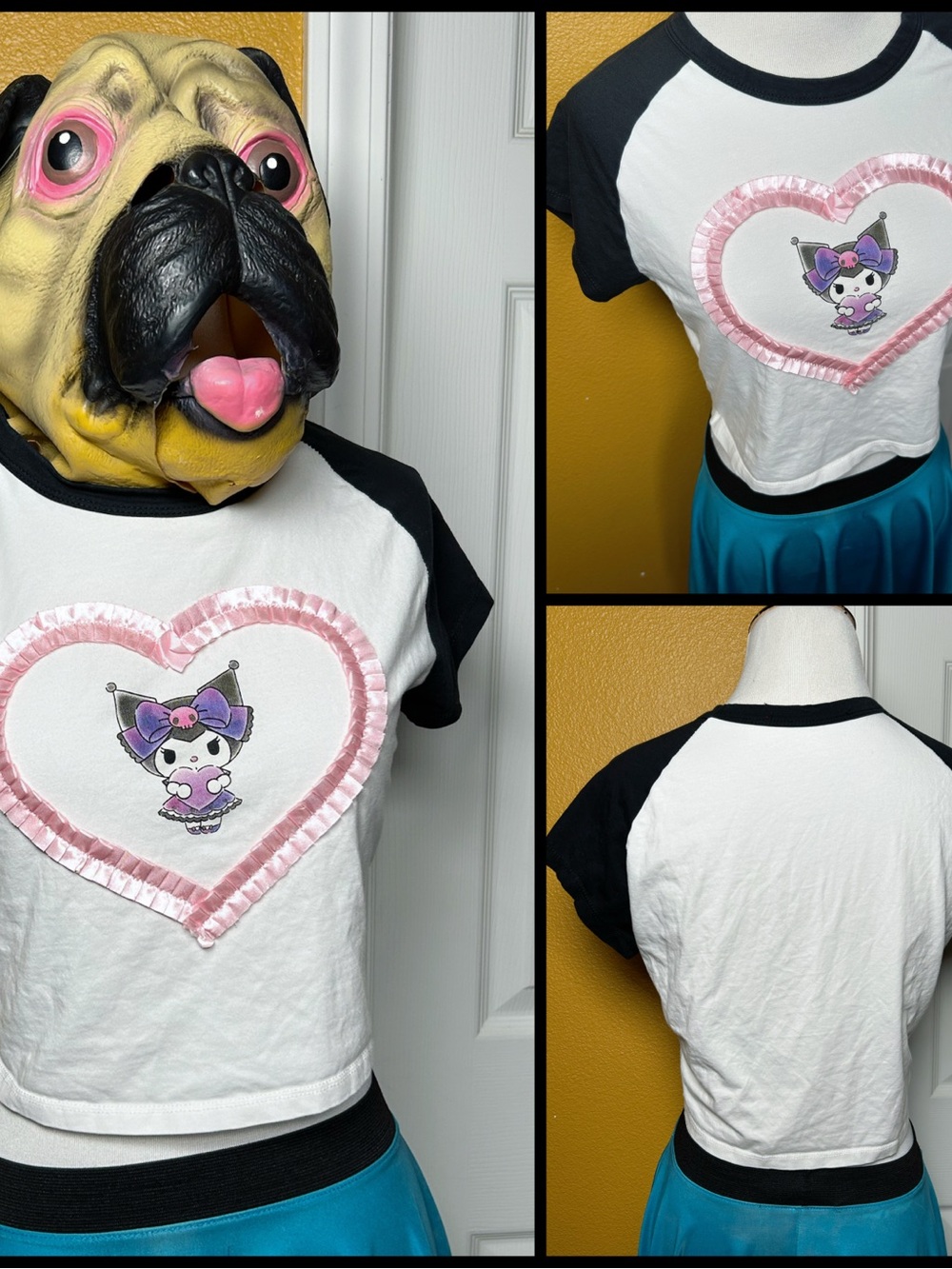 HELLO KITTY x FOREVER 21, Kuromi crop top!!